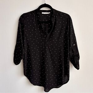 Lush Polka Dot Blouse, Women’s Small